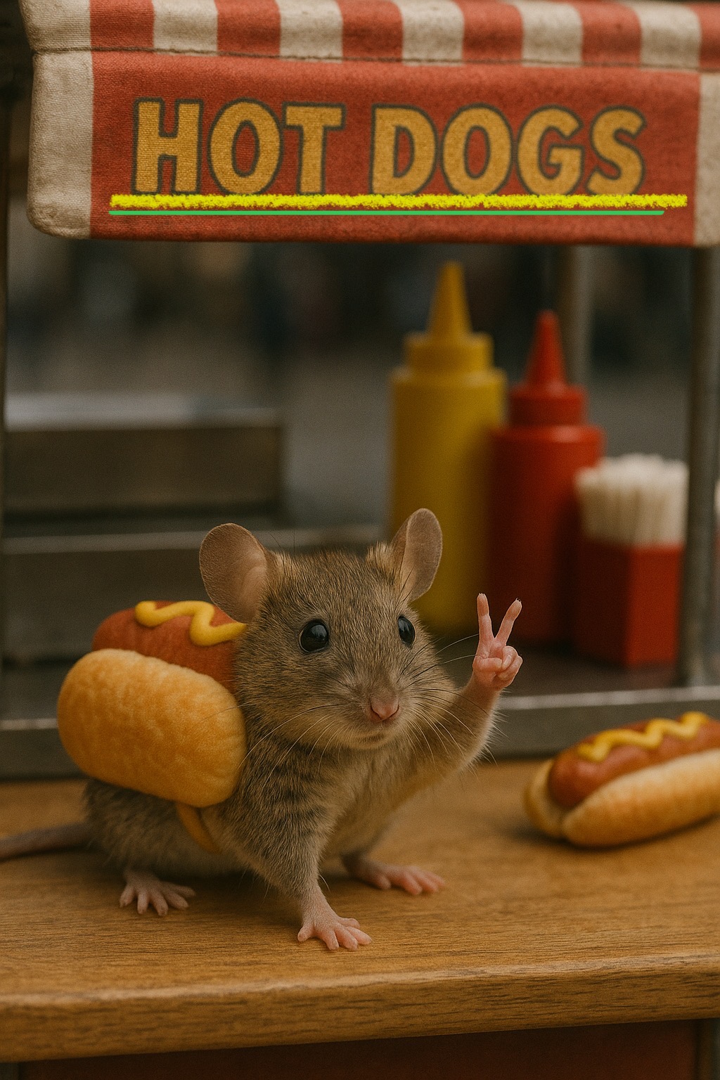 Mouse Hot Dog Vendor
